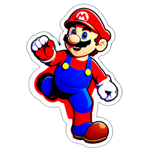 Sticker van Energetische Mario Vandenbogaerde