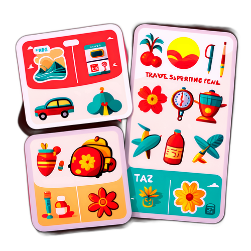 春季旅行提示卡