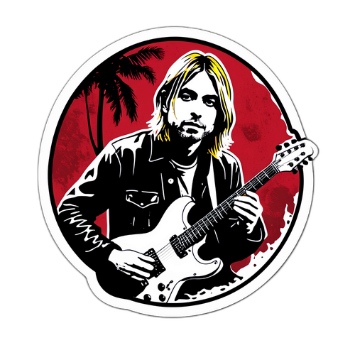Adesivo em Homenagem a Kurt Cobain