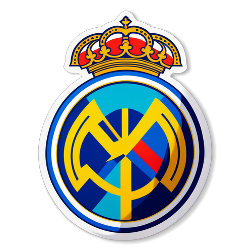 Real Madrid és Mallorca Logók Sticker