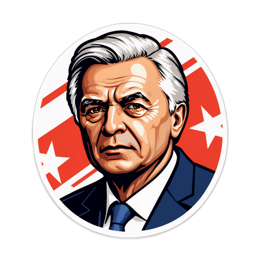 Sticker cu Viktor Ianukovici