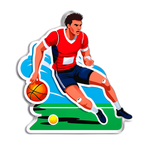 Kontuzjowany sportowiec w akcji