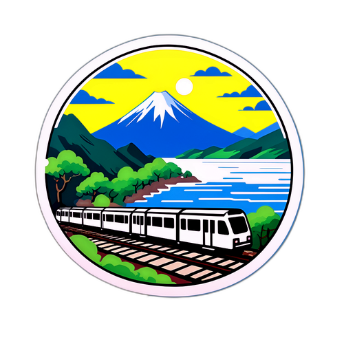 埼京線の窓から見える風景ステッカー