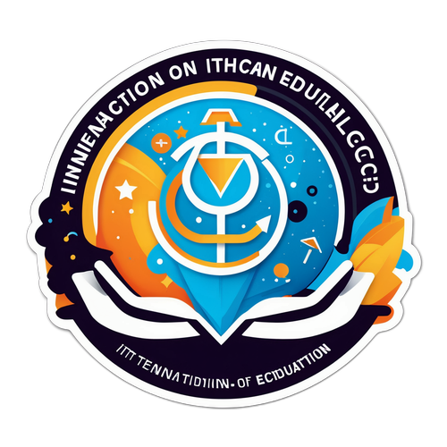 Sticker que celebra la innovación y la excelencia de ITBA