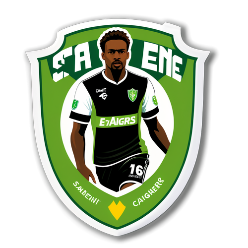 Autocollant Match Saint-Étienne – Angers