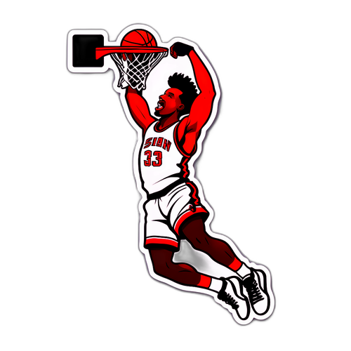 Paglalarawan ni Sion James na Bumibigay ng Slam Dunk