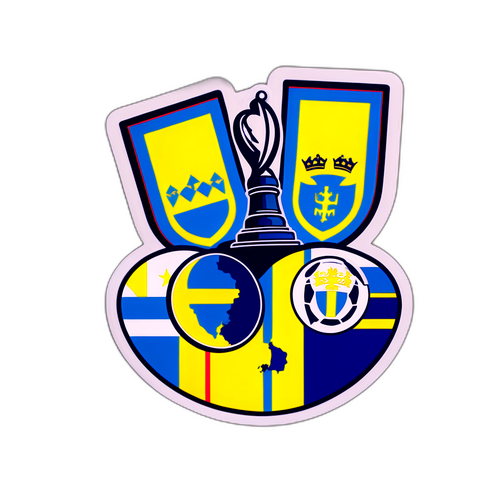 Sticker kỷ niệm trận đấu giữa Thụy Điển và Kosovo