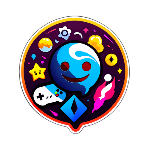 สติกเกอร์เกมสุดน่ารัก