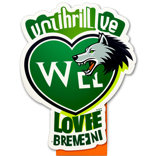 Fußballliebe in Perfektion: Die Schockierende Fusion von Werder Bremen und VfL Wolfsburg Logos!