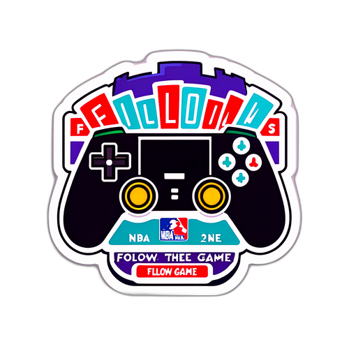 Design de um controle de vídeo game com o logo do NBA League Pass