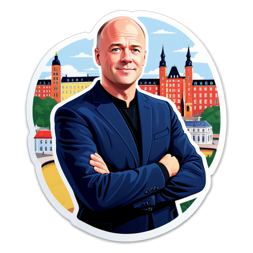 Chockerande Bild! Gustaf Reinfeldt Fångad av Sveriges Mest Ikoniska Plats!