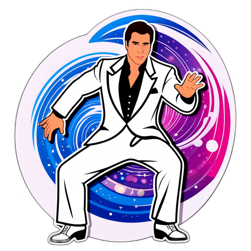 John Travolta i hvidt jakkesæt