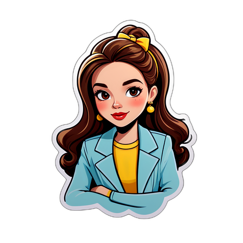 Stickers inspireret af Line Haugsted