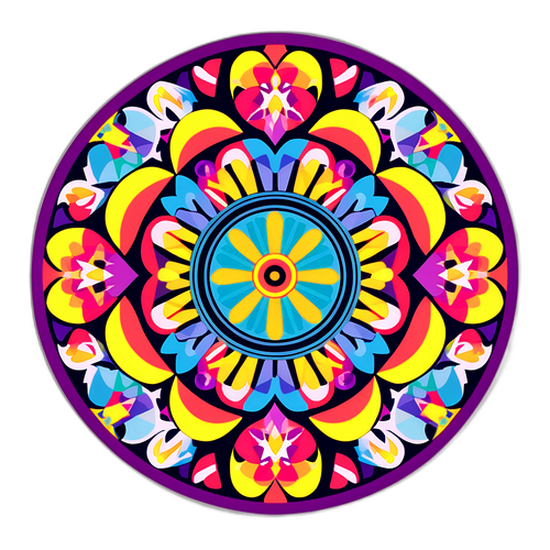 Kaleidoskop Temalı Sticker