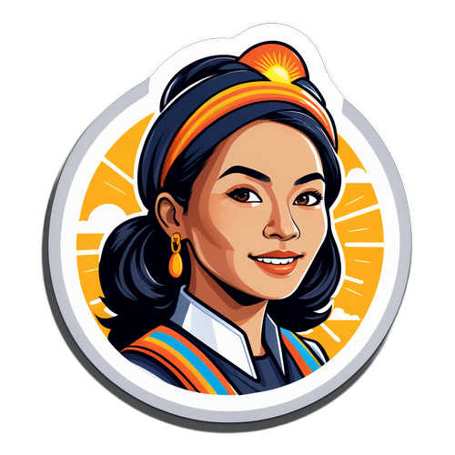 Stiker Dinamis untuk Nicke Widyawati