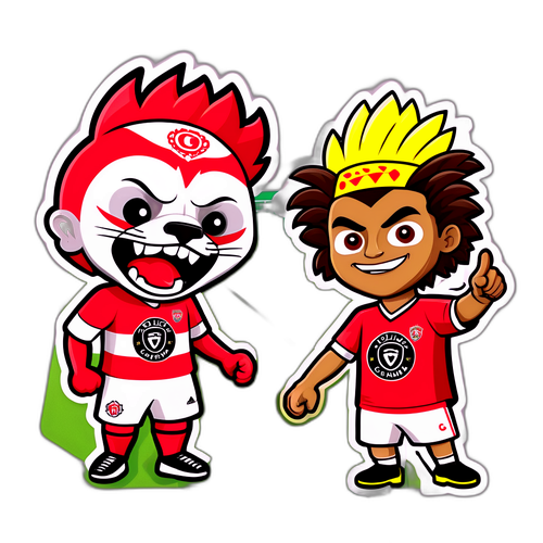 Sticker Pertandingan Toluca vs Columbus Crew