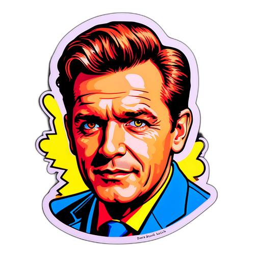 Daniel Küblböck im nostalgischen Pop-Art-Stil