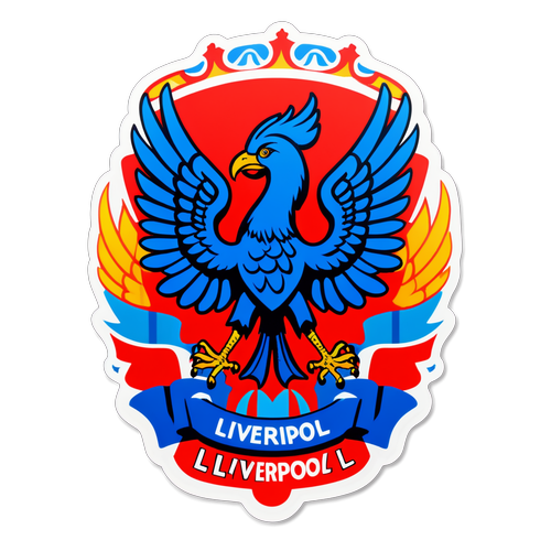 Живий наліпка на честь Liverpool FC