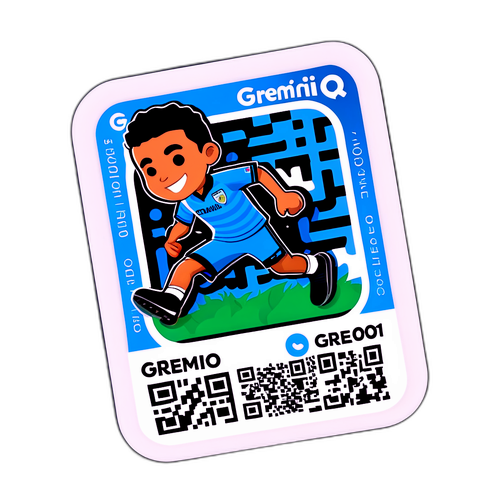 Ana interativa que celebra o jogo do Grêmio