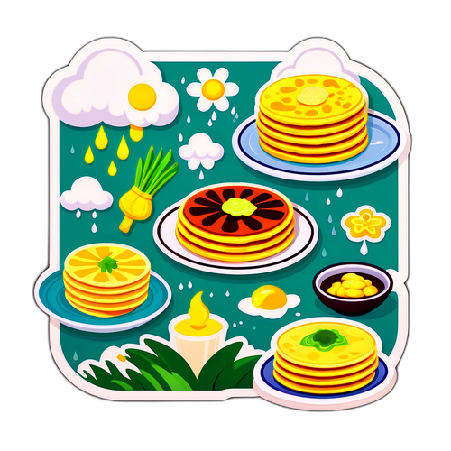 宜蘭天氣與蔥油餅