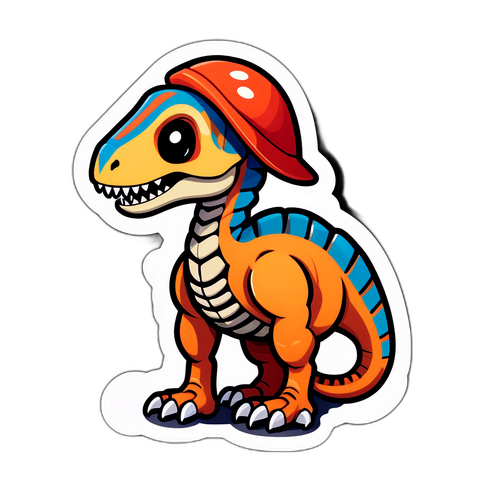 可愛い恐竜キャラクターのデザイン