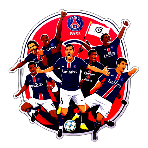 T-paita PSG:n voittojen juhlistamiseksi