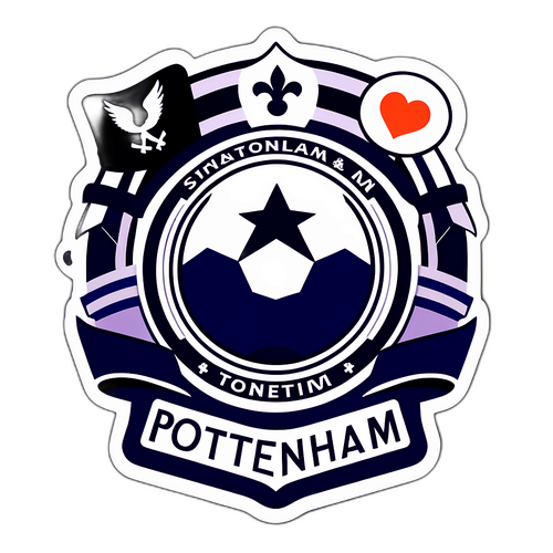 Stickers cu elemente de merch ale echipei Tottenham