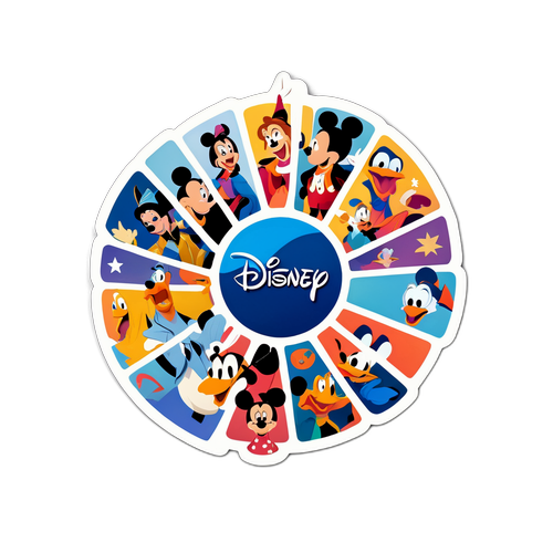 Minimalist Disney Plus Klistermärke