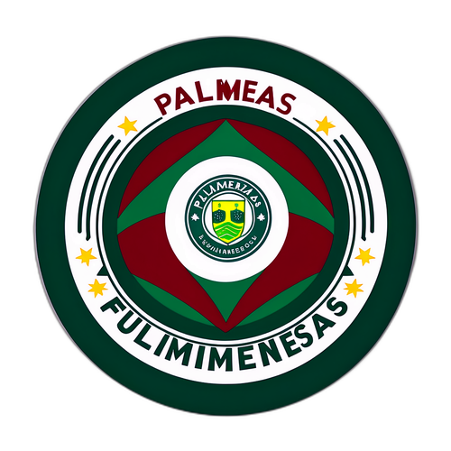 Palmeiras and Fluminense Logos Soccer Sticker