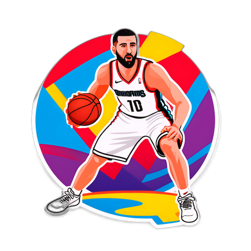 Αυτοκόλλητο Μπάσκετ του Jonas Valanciunas