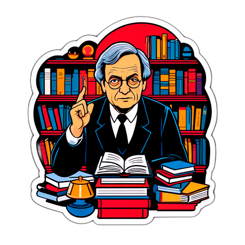 Illustration d'Alain Finkielkraut en débat