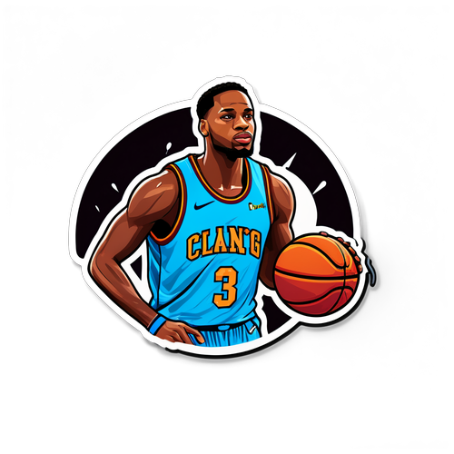 Unleash the Legacy: Discover the Ultimate Bronny James Sticker for Urban Ballers!