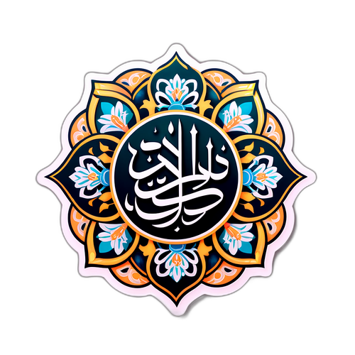 Stiker Elegan Niat Puasa Qadha