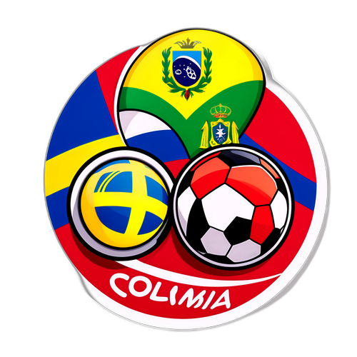Perang Rivalitas: Kolombia vs Brasil