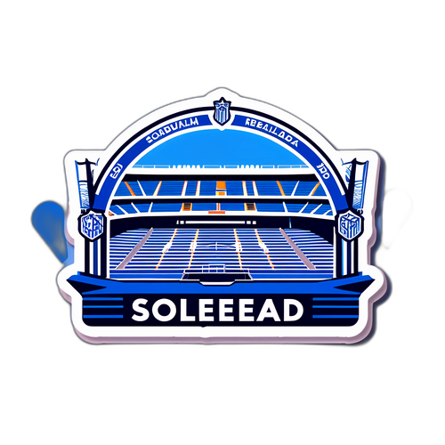Sticker cu peisaj urban Real Sociedad