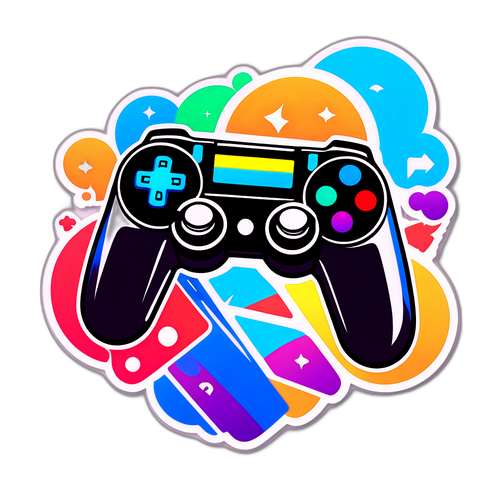 Эмблема киберспорта с игровым контроллером