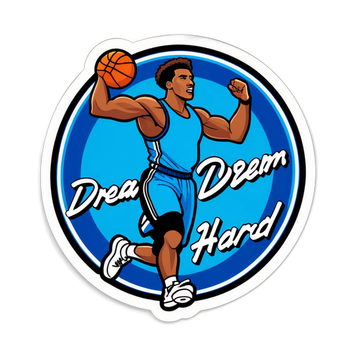 Sticker motivațional pentru sport