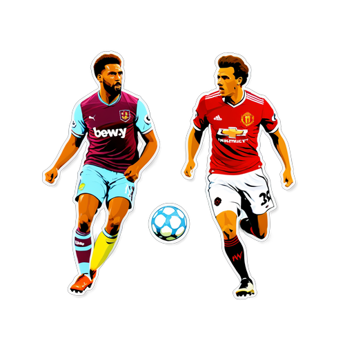 ¡Explosiva Rivalidad! El Imperdible Sticker de West Ham vs Manchester United que Todos Querrán Tener