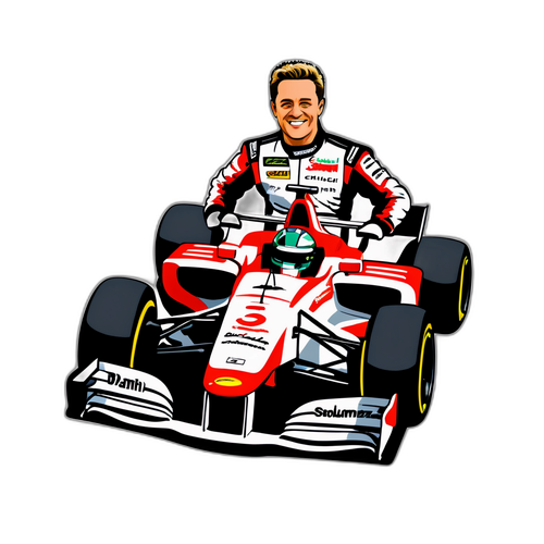 Ralf Schumacher i racerbilen