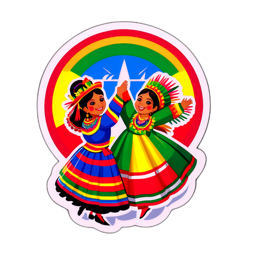 Autocollant des Célébrations Boliviennes