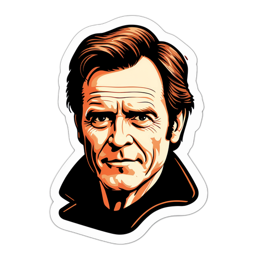 Tvůrčí nálepka inspirovaná postavou Toma Noonana