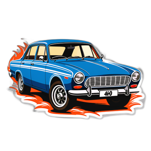 Спортивный автомобиль Волга К40 на трассе