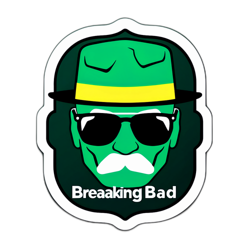 Autocollant inspiré par Breaking Bad