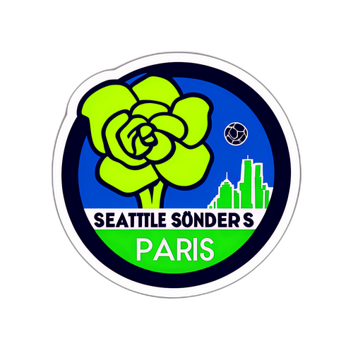 สติกเกอร์การแข่งขัน Seattle Sounders กับ PSG