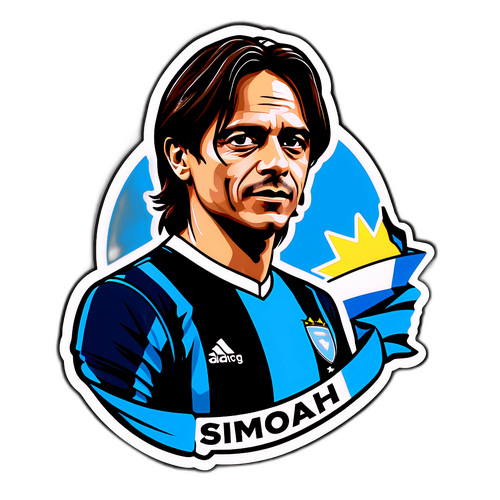 Sticker dedicat lui Simone Inzaghi