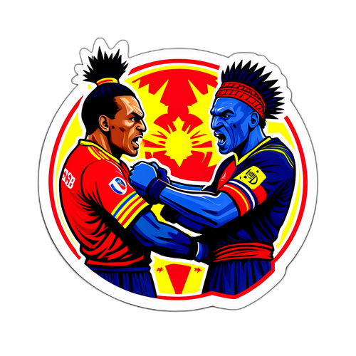 एफसीएसबी और फेनरबाच'e की प्रतिद्वंद्विता पर आधारित स्टिकर