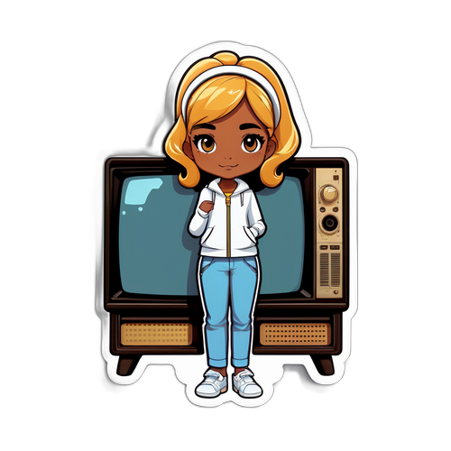 Chique sticker van Isabelle Ithurburu