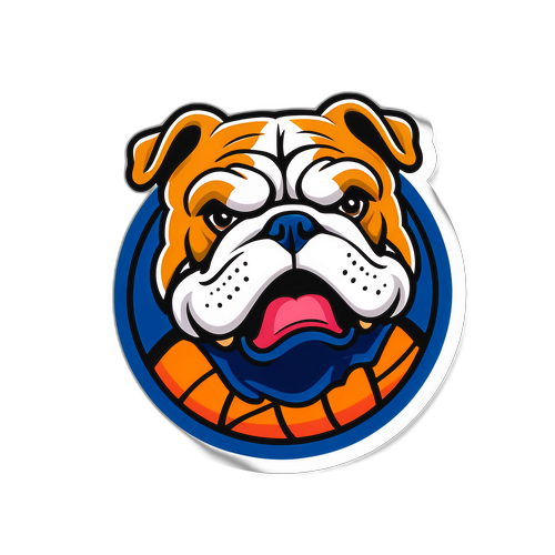Butler University Bulldog Logo Sticker