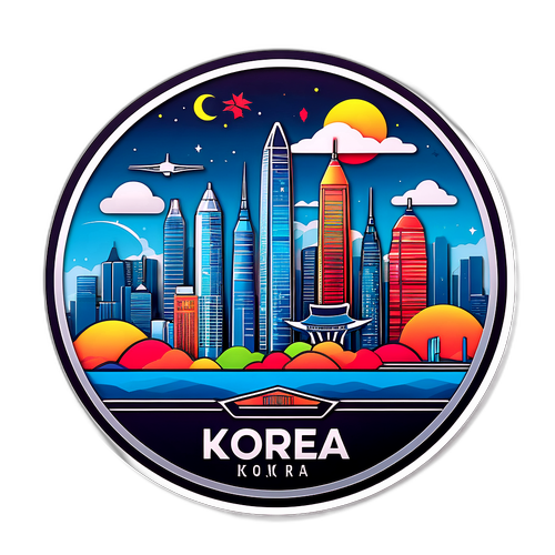 Sticker modern di Seoul: fusione culturale