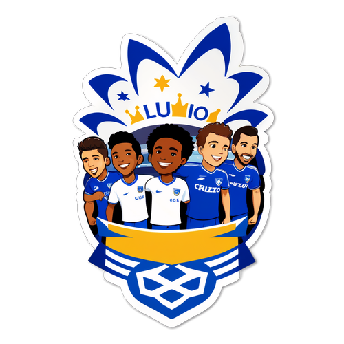 Adesivo Cruzeiro x Uberlândia: União dos Torcedores